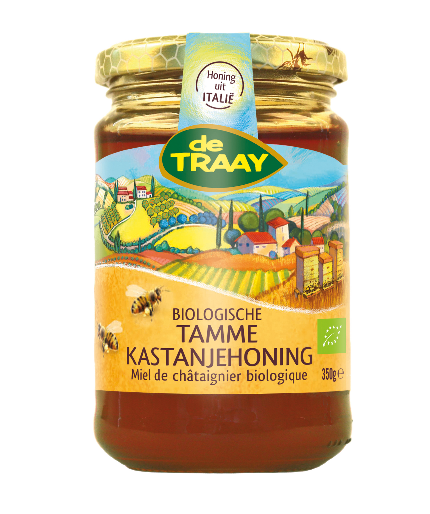 Organic sweet chestnut honey